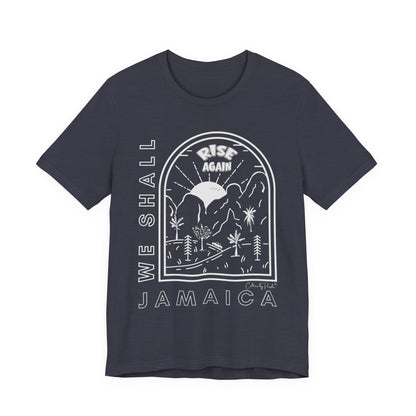 We Shall Rise Again Jamaica Dark Grey Heather — Global Fulfillment: US CA UK AU EU