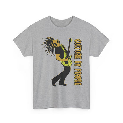 Joel Test Tee - Guitarist Rasta Tee - "Culture By People" Graphic T-Shirt