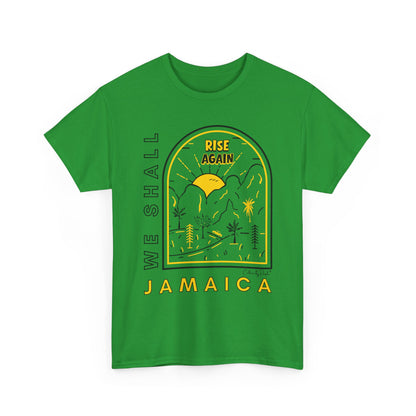 We Shall Rise Again Jamaica - Hurricane Melissa Green T-shirt
