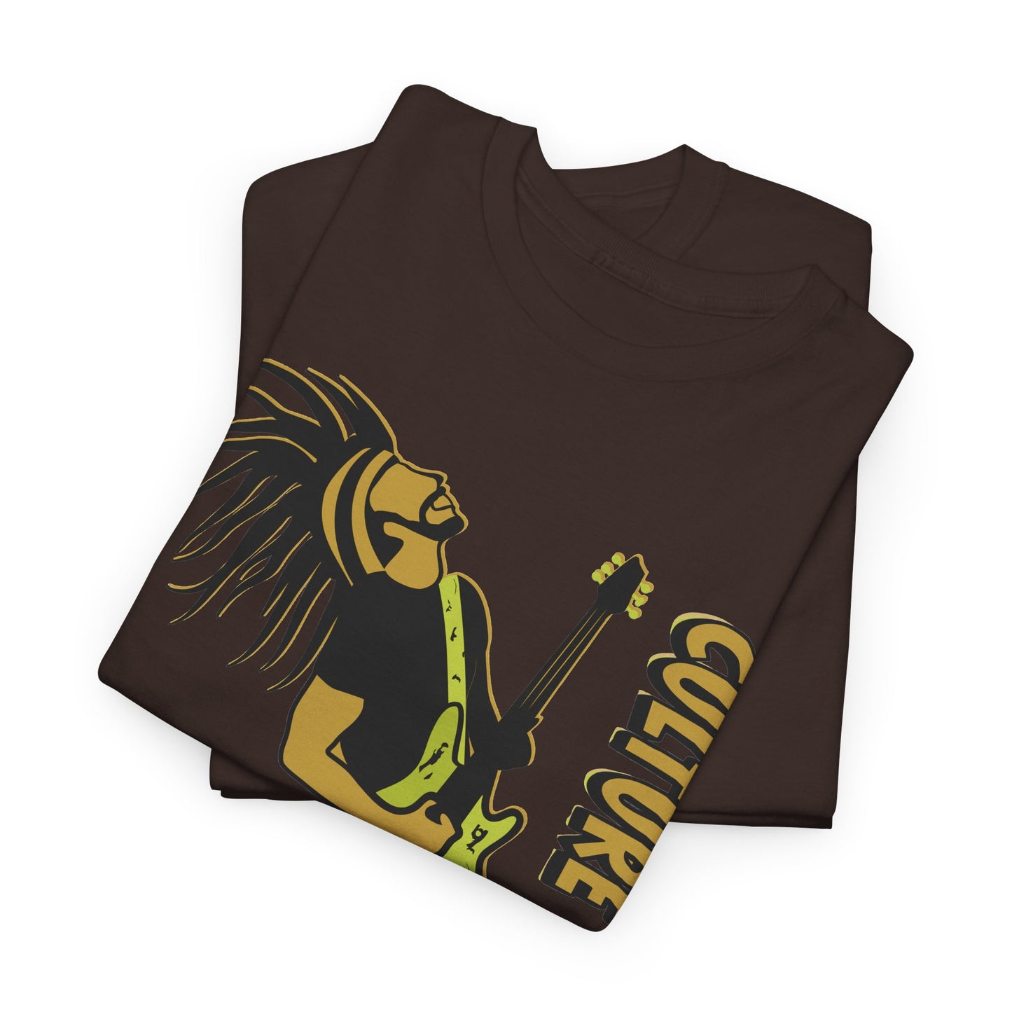 Jamaican Musician T-Shirt folded - Dark Chocolate