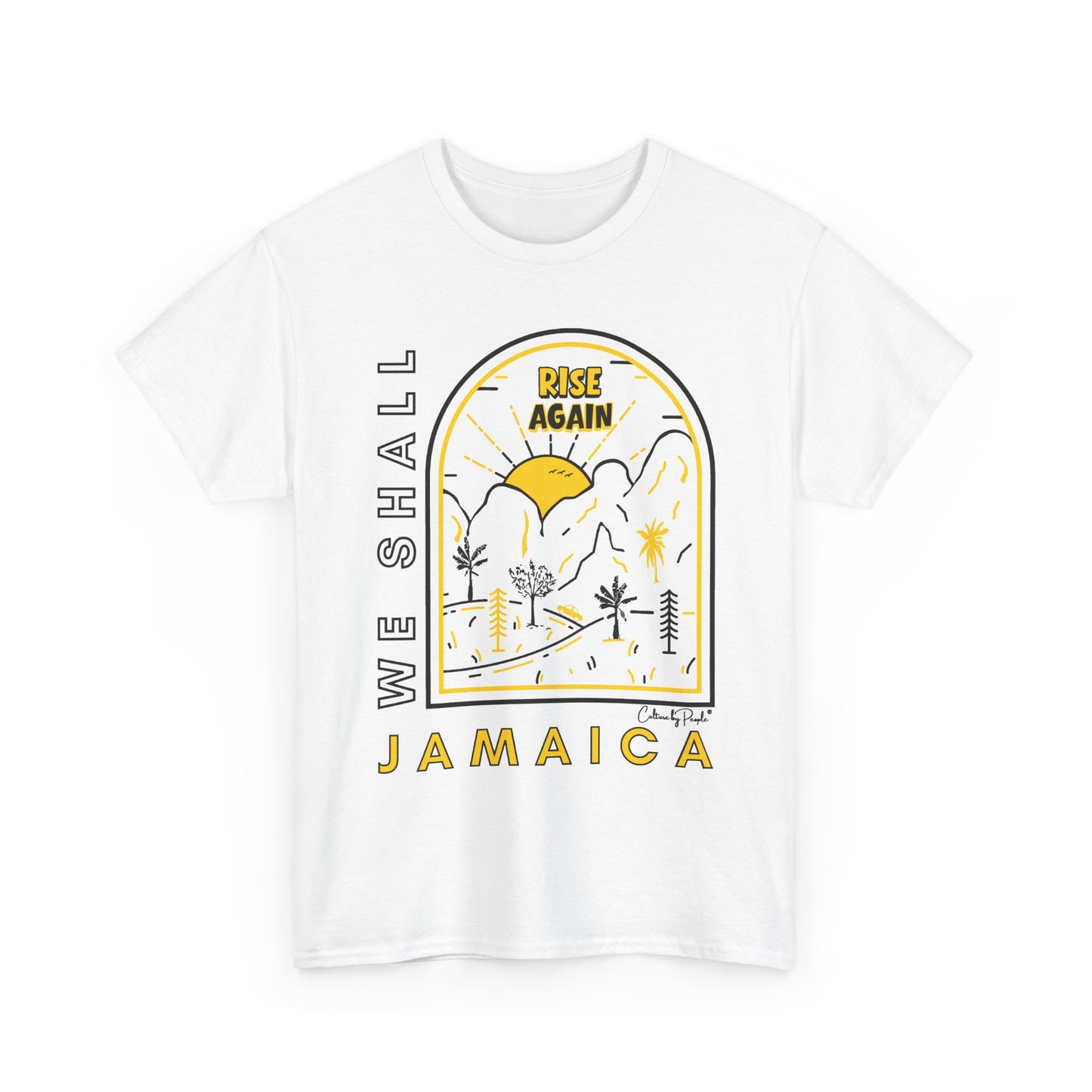 We Shall Rise Again Jamaica – Hurricane Melissa White T-Shirt