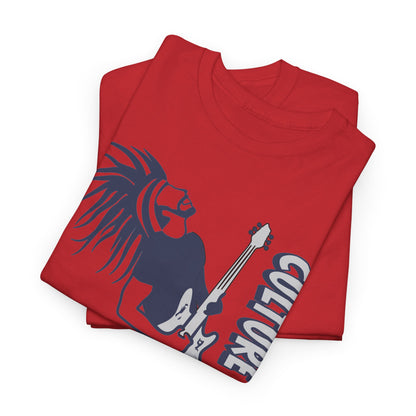 Guitarist Graphic Tee - "Culture By People" Rock Music T-Shirt