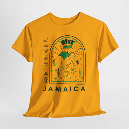 We Shall Rise Again Jamaica - Hurricane Melissa Gold T-shirt - Global Fulfillment: US CA UK AU EU
