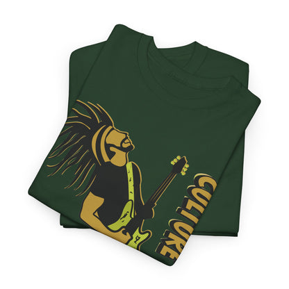 Joel Test Tee - Guitarist Rasta Tee - "Culture By People" Graphic T-Shirt