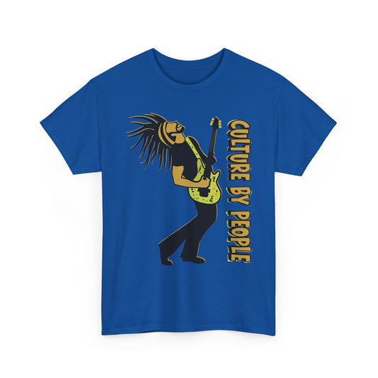 Joel Test Tee - Guitarist Rasta Tee - "Culture By People" Graphic T-Shirt