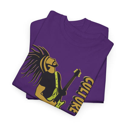 Jamaican Musician T-Shirt folded - Purple