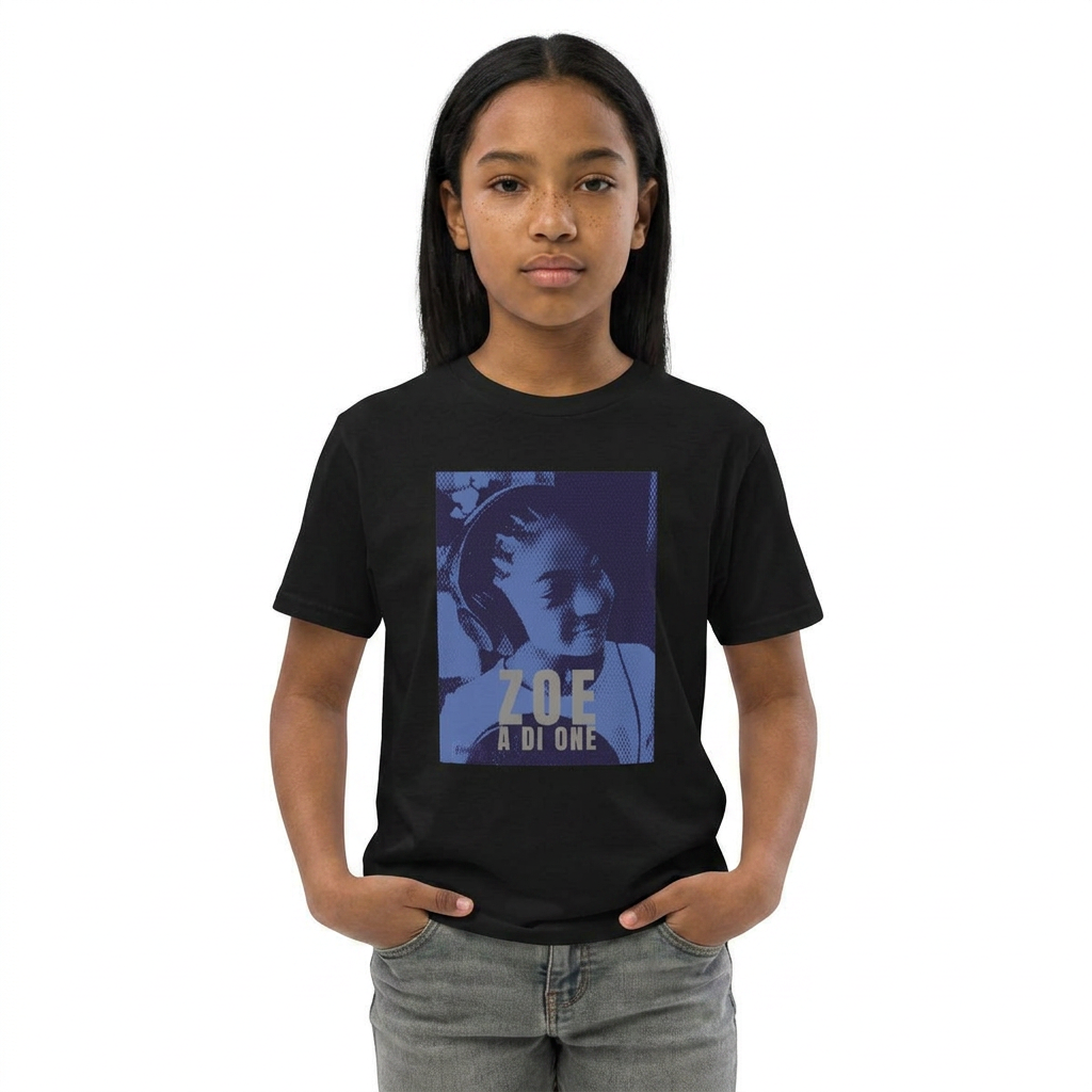 Zoe A Di One Youth Tee — Midnight Blue Edition