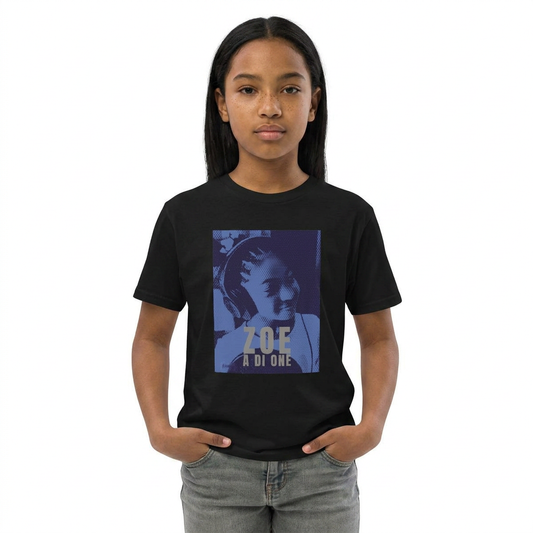 Zoe A Di One Youth Tee — Midnight Blue Edition