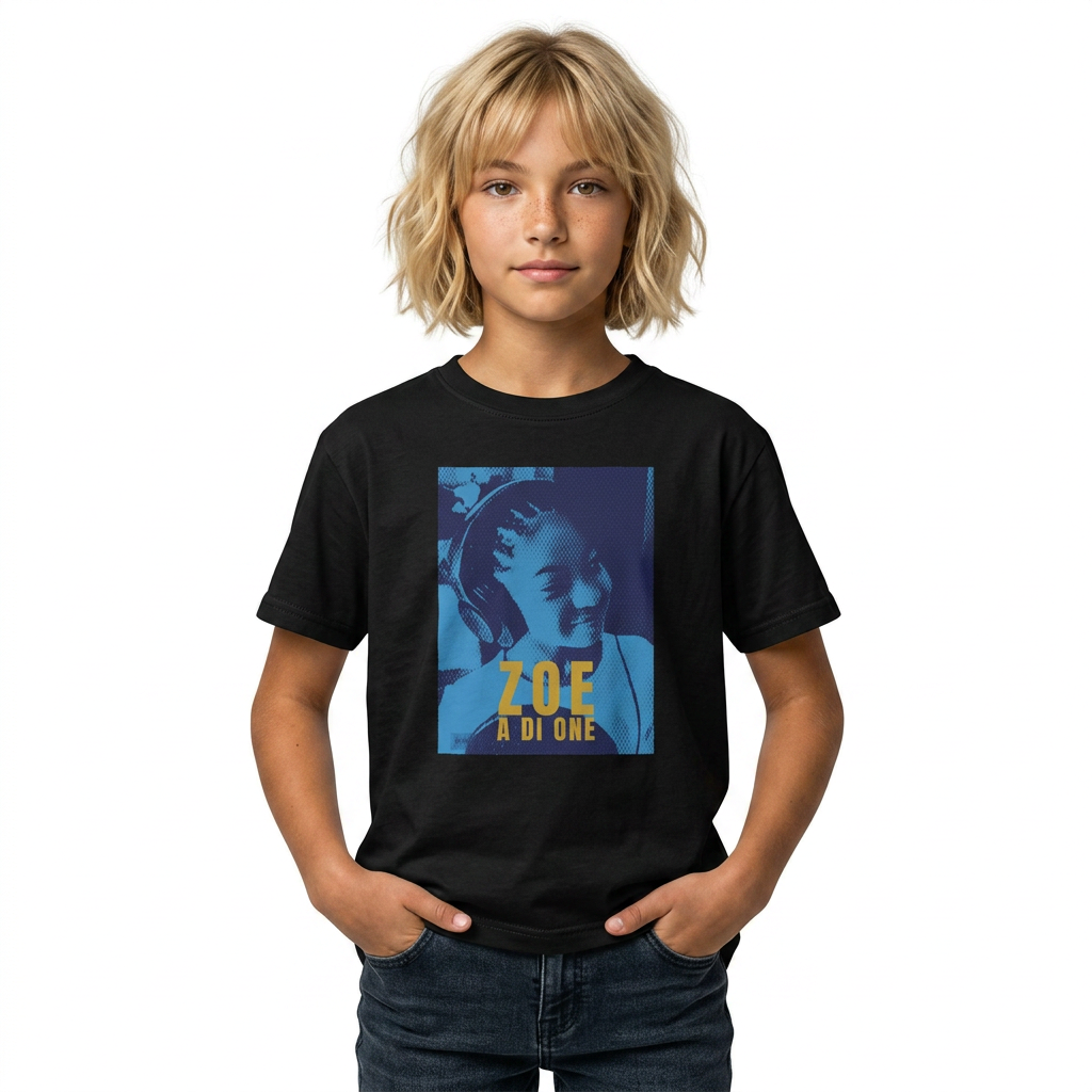 Official Zoe A Di One “Sea Blue Edition” Vintage Tee