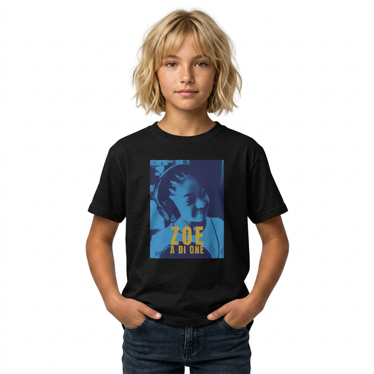 Official Zoe A Di One “Sea Blue Edition” Vintage Tee