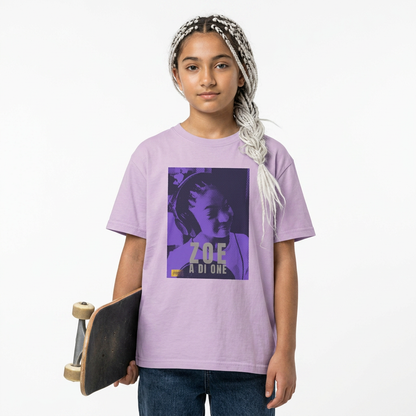 Zoe A Di One Purple Edition Youth T-Shirt – Comfort Colors Graphic Tee
