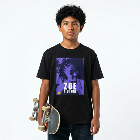 Zoe A Di One Purple Edition Youth T-Shirt – Comfort Colors Graphic Tee