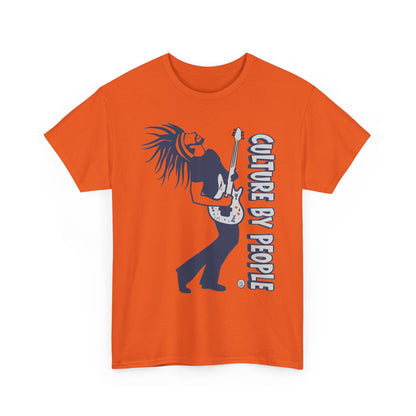 Guitarist Graphic Tee - "Culture By People" Rock Music T-Shirt