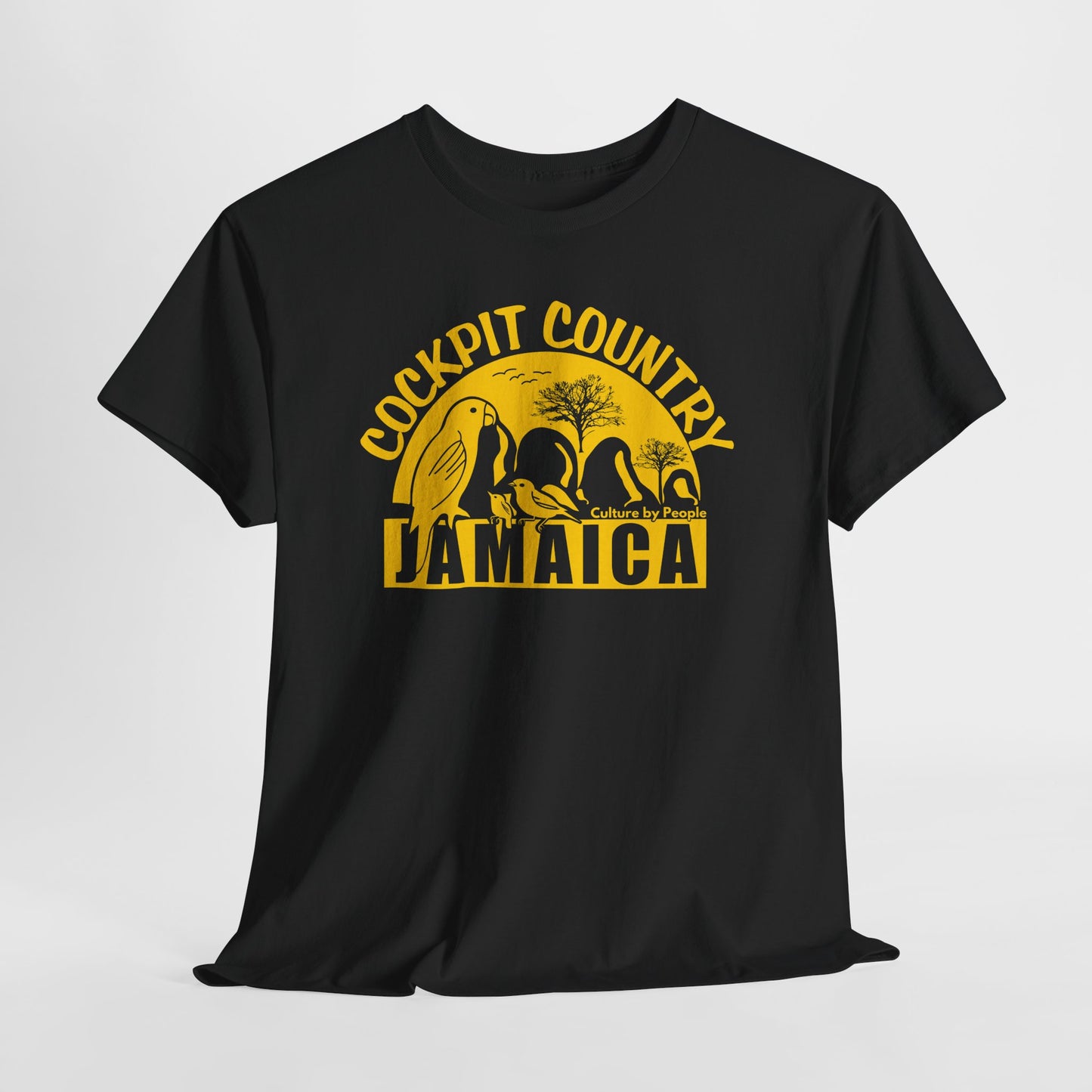 Cockpit Country Jamaica - Honors Jamaica’s Natural Soul - Black T-shirt - Global Fulfillment: US CA UK AU EU