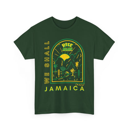 We Shall Rise Again Jamaica – Hurricane Melissa Forest Green T-Shirt