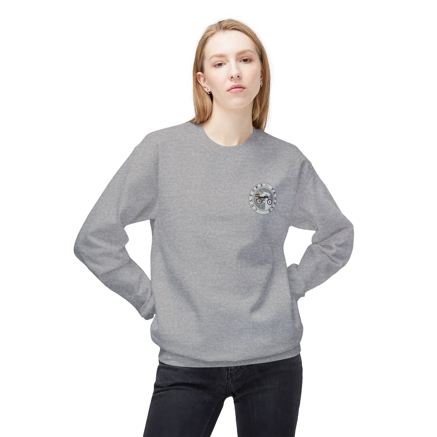 Motorcycle Culture Unisex Fleece Crewneck Sweatshirt