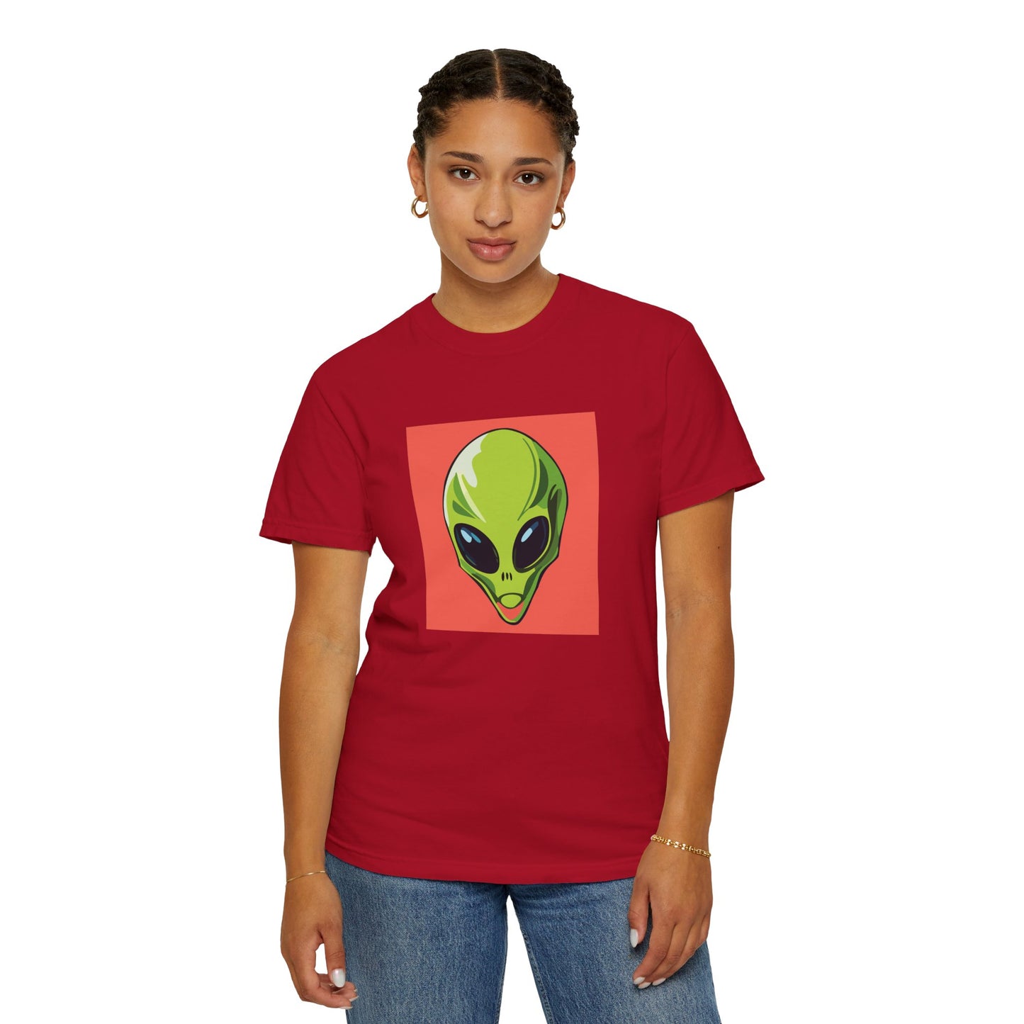 Surfing Alien Unisex T-Shirt - Fun Graphic Tee for Eccentric Style