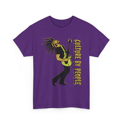 Jamaican Musician T-Shirt front view - Purple