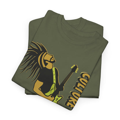 Joel Test Tee - Guitarist Rasta Tee - "Culture By People" Graphic T-Shirt