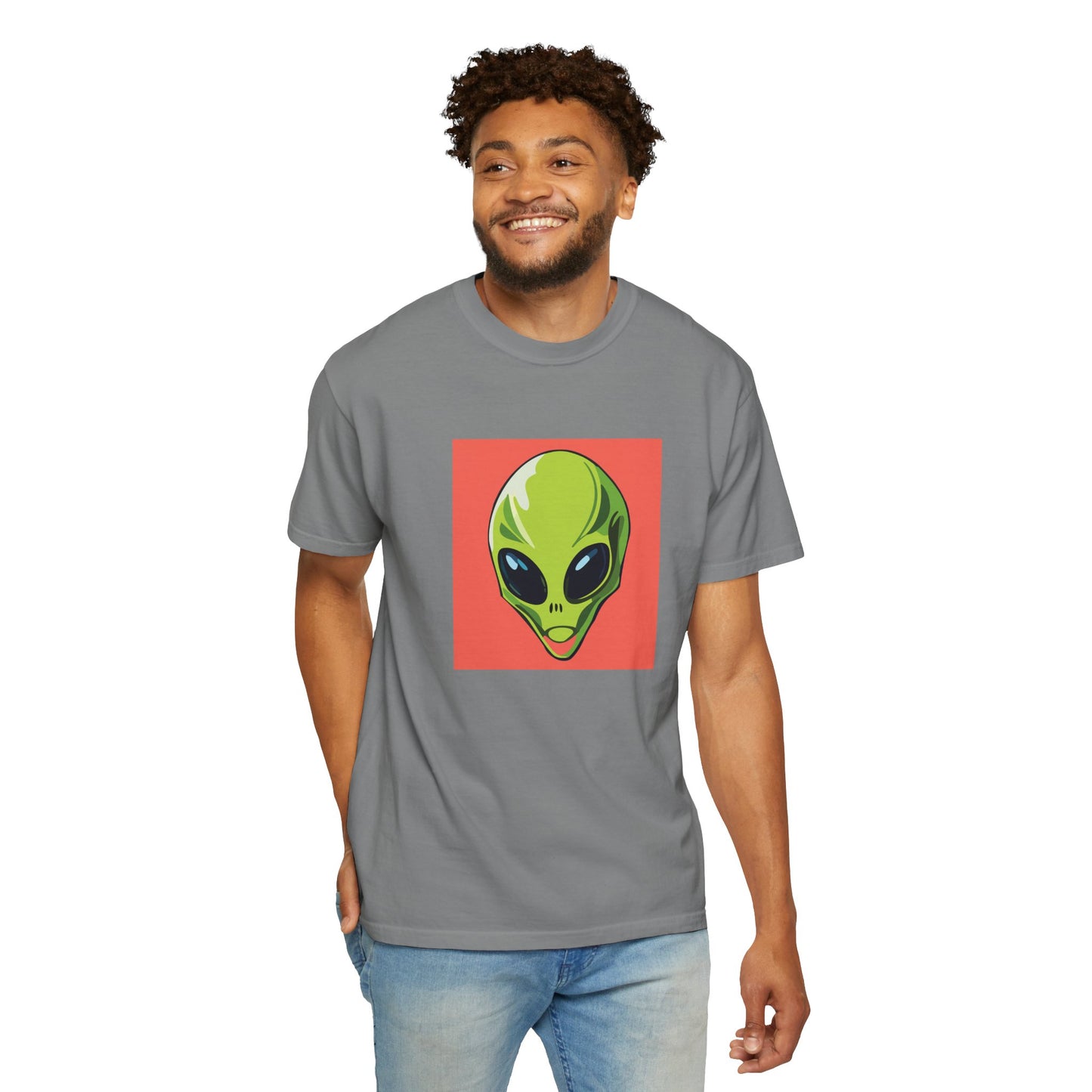 Surfing Alien Unisex T-Shirt - Fun Graphic Tee for Eccentric Style