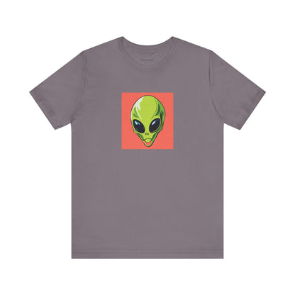 Funny Alien Surfing Unisex Short Sleeve Tee - Perfect for UFO Enthusiasts and Summer Vibes