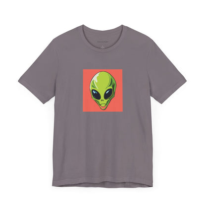 Funny Alien Surfing Unisex Short Sleeve Tee - Perfect for UFO Enthusiasts and Summer Vibes