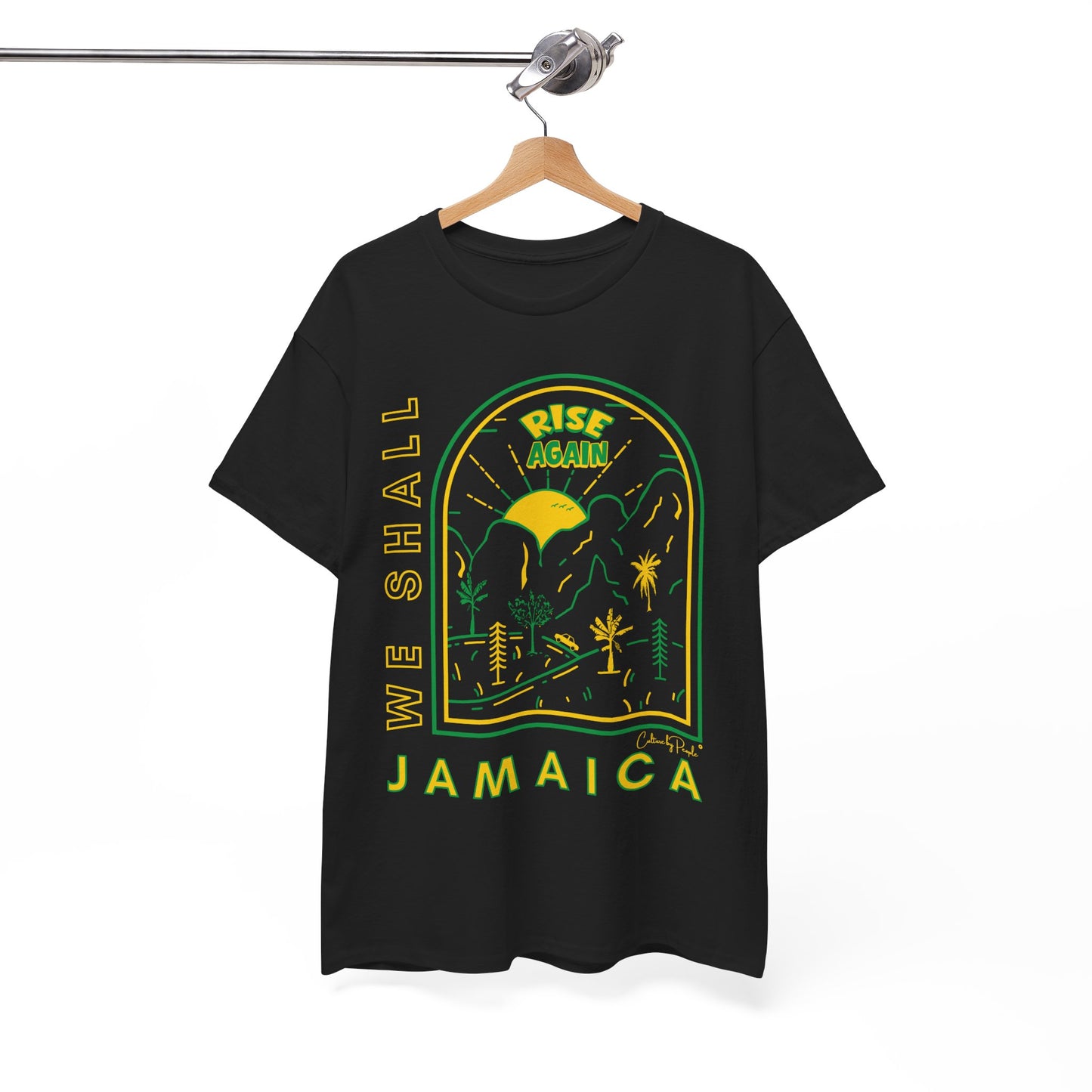 We Shall Rise Again Jamaica - Hurricane Melissa Black T-shirt - Global Fulfillment: US CA UK AU EU