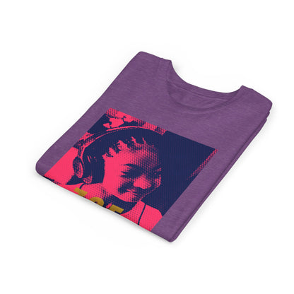 Zoe A Di One – Studio Energy Tee (Youth) | Fuchsia Pop Art Edition