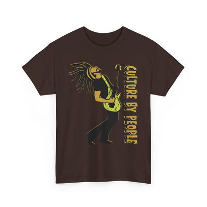 Joel Test Tee - Guitarist Rasta Tee - "Culture By People" Graphic T-Shirt