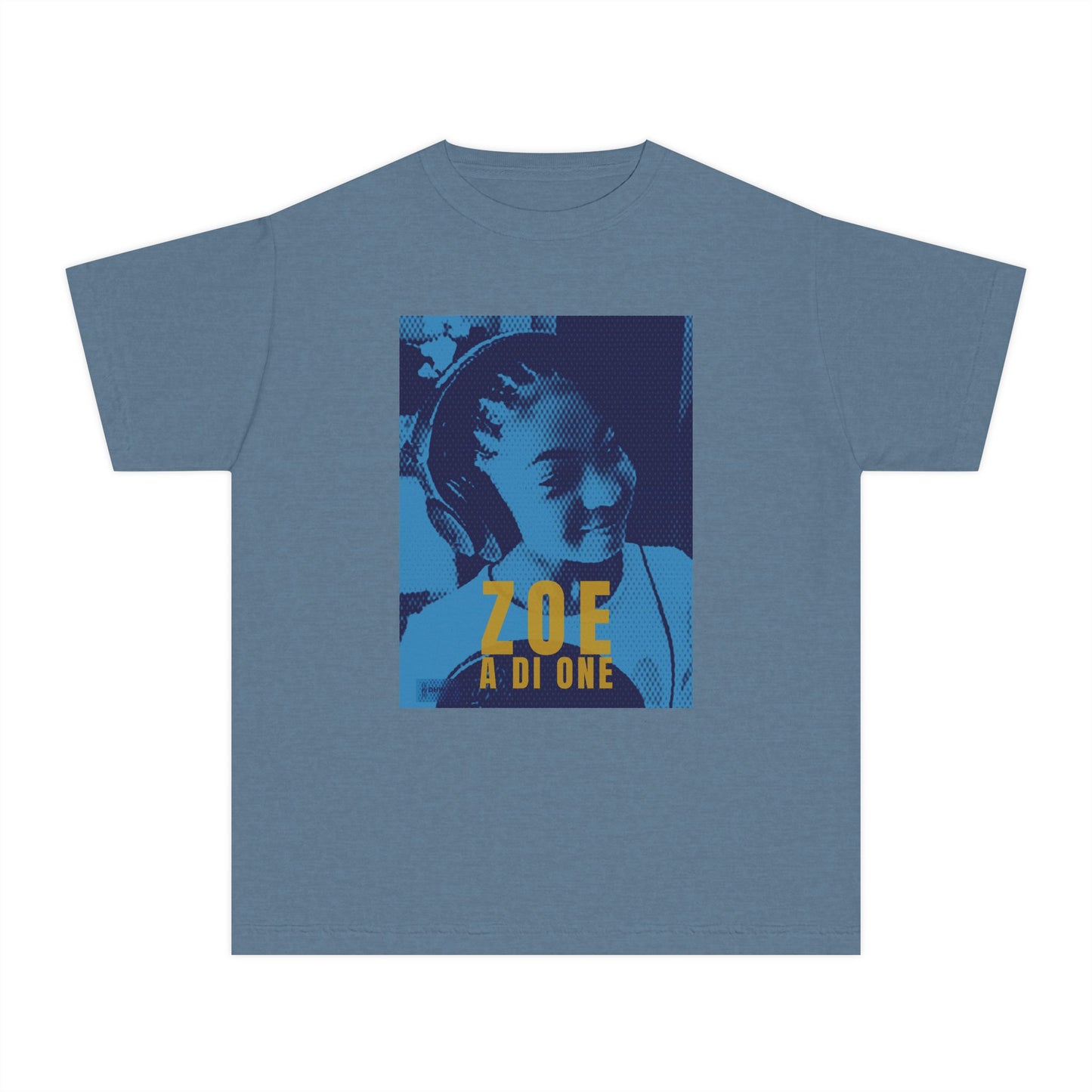 Official Zoe A Di One “Sea Blue Edition” Vintage Tee