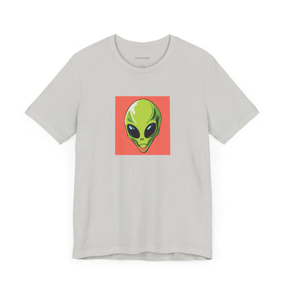 Funny Alien Surfing Unisex Short Sleeve Tee - Perfect for UFO Enthusiasts and Summer Vibes