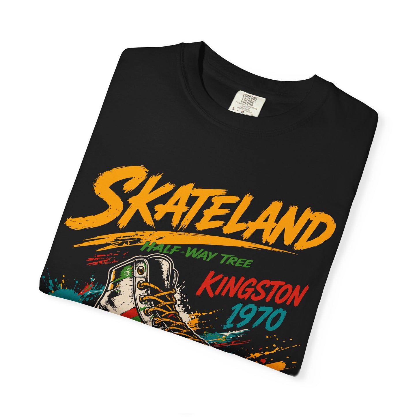 Skateland Half-Way Tree Kingston 1970 Heritage Roller Skate T-Shirt