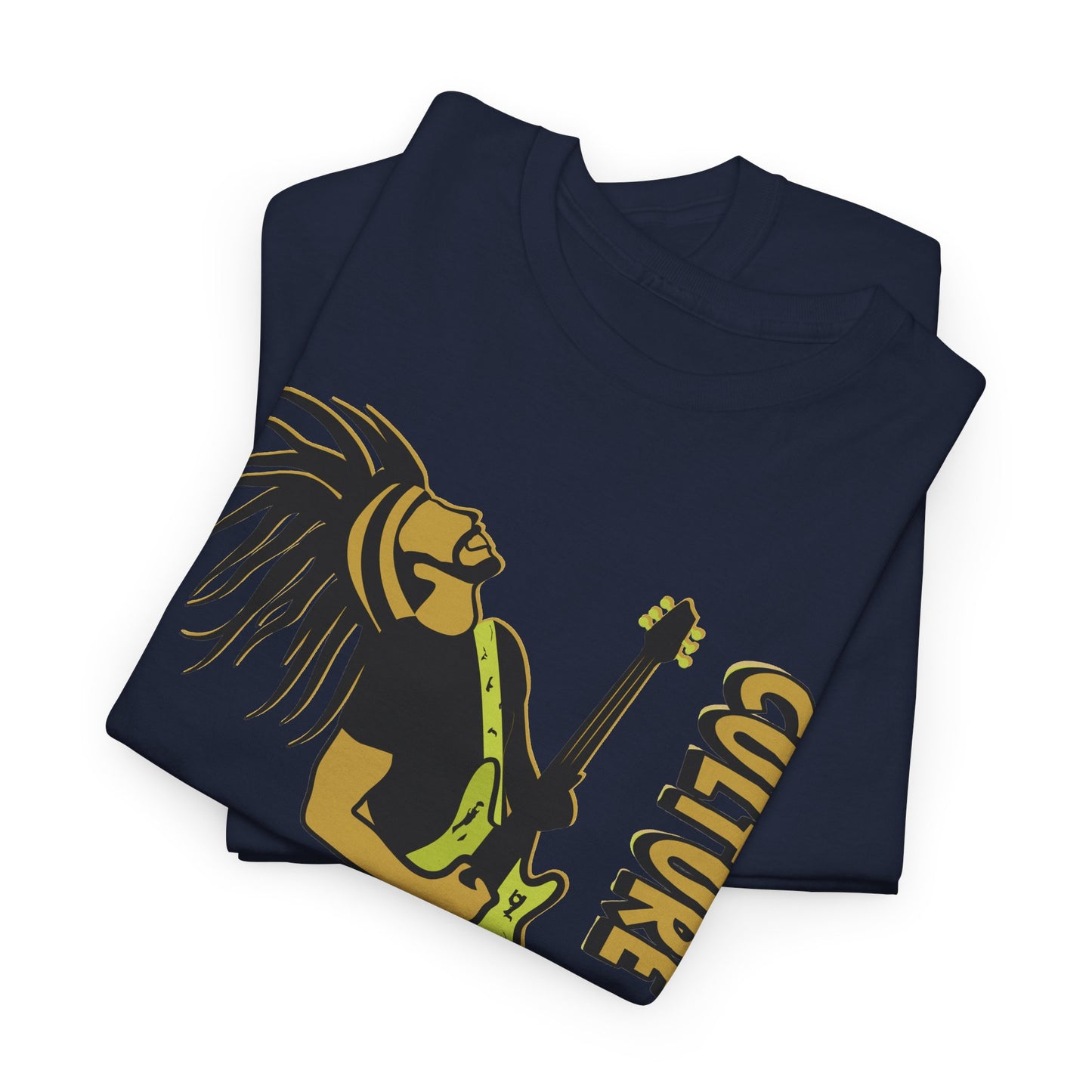 Jamaican Musician T-Shirt folded - Navy