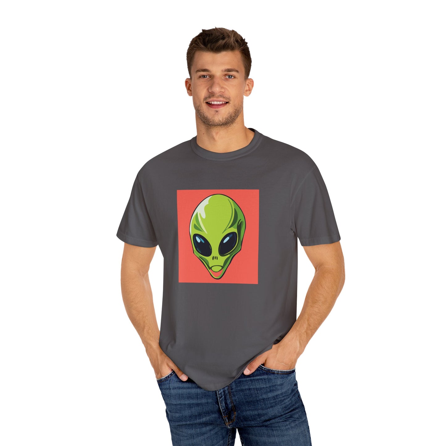 Surfing Alien Unisex T-Shirt - Fun Graphic Tee for Eccentric Style