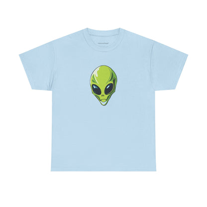 Spiky the Alien Unisex Heavy Cotton Tee - Fun Space-Themed Graphic T-Shirt