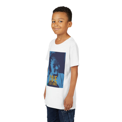 Zoe A Di One – Studio Energy Tee (Youth) | Light Sea Blue Edition