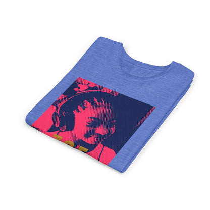 Zoe A Di One – Studio Energy Tee (Youth) | Fuchsia Pop Art Edition