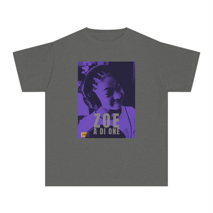 Zoe A Di One Purple Edition Youth T-Shirt – Comfort Colors Graphic Tee