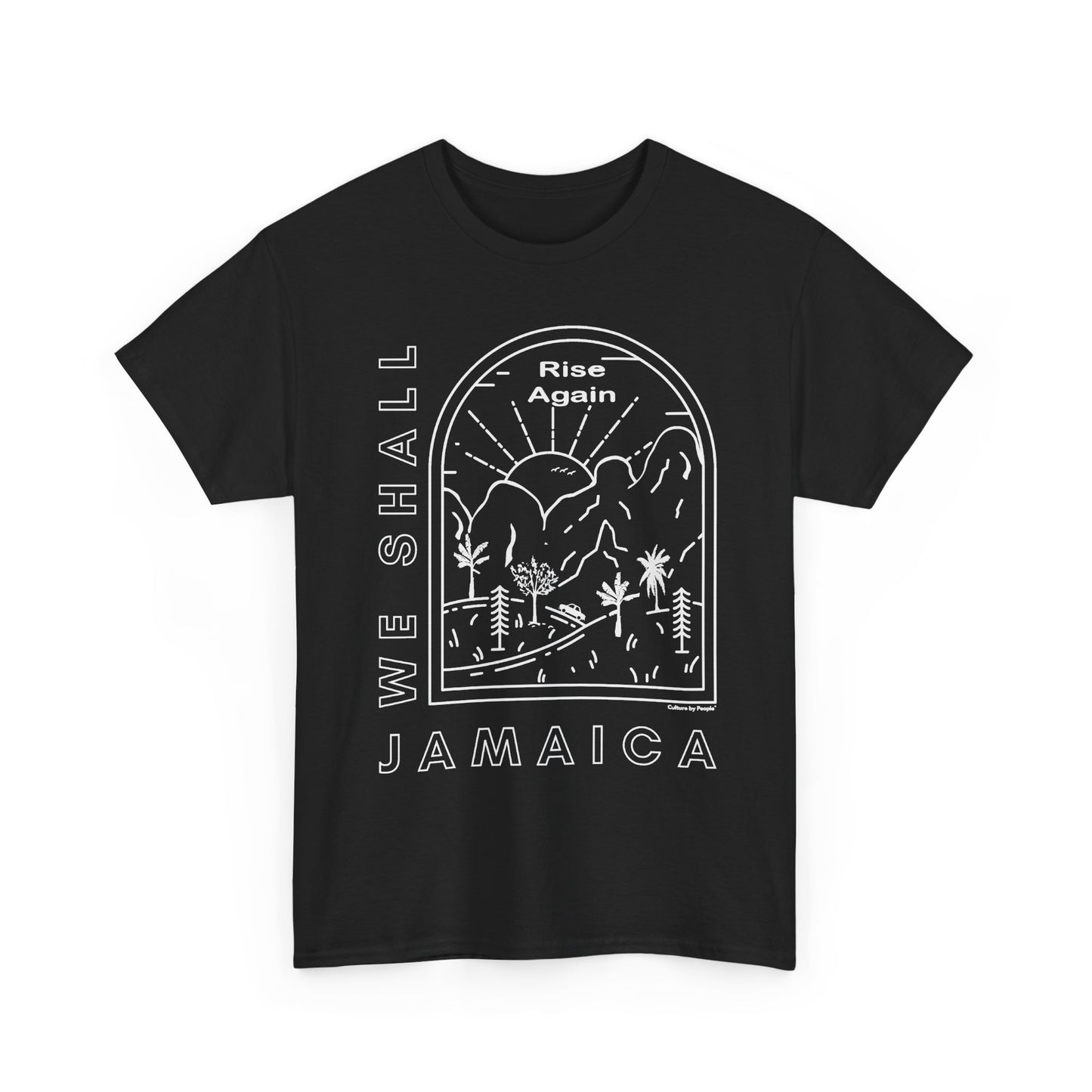 We Shall Rise Again Jamaica – Hurricane Melissa Black T-Shirt