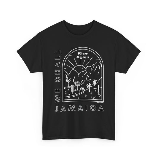 We Shall Rise Again Jamaica – Hurricane Melissa Black T-Shirt