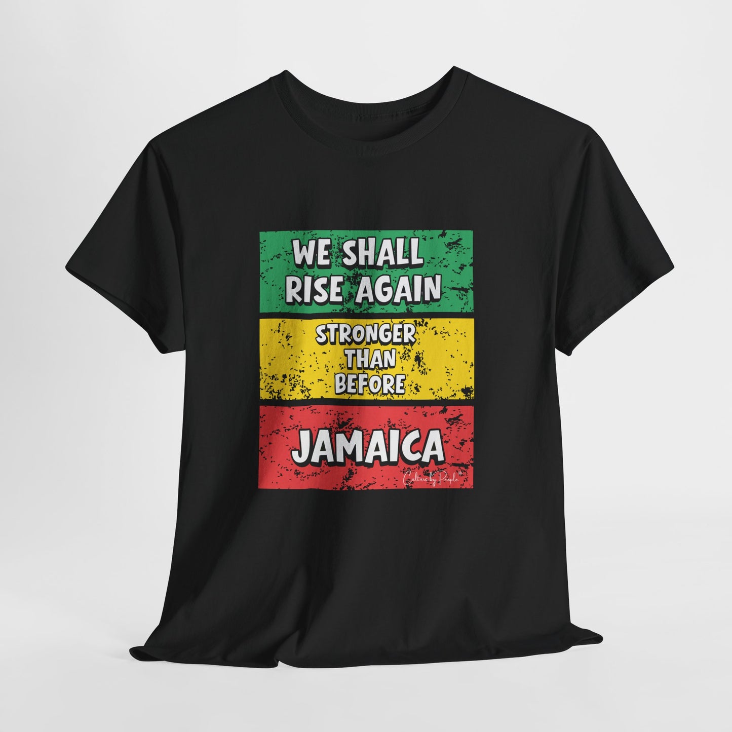 We Shall Rise Again Jamaica Stronger Than Before - Hurricane Melissa Black T-shirt - Global Fulfillment: US CA UK AU EU