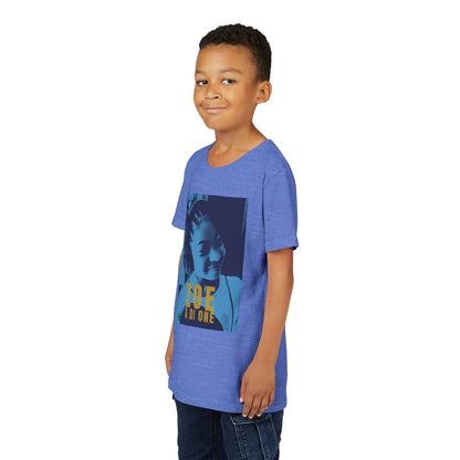 Zoe A Di One – Studio Energy Tee (Youth) | Light Sea Blue Edition