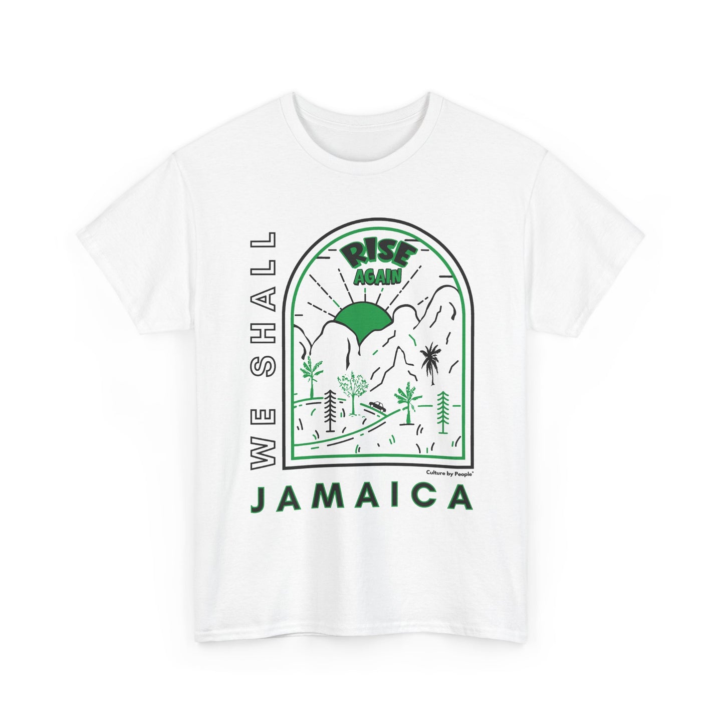 We Shall Rise Again Jamaica - Hurricane Melissa White T-shirt - Global Fulfillment: US CA UK AU EU