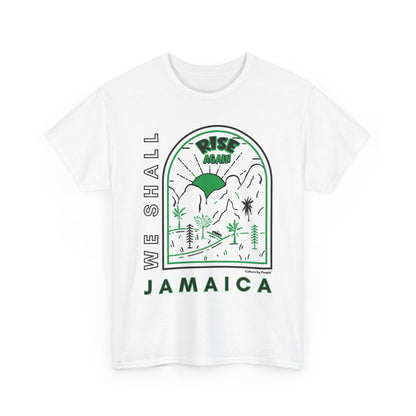 We Shall Rise Again Jamaica – Hurricane Melissa White T-Shirt