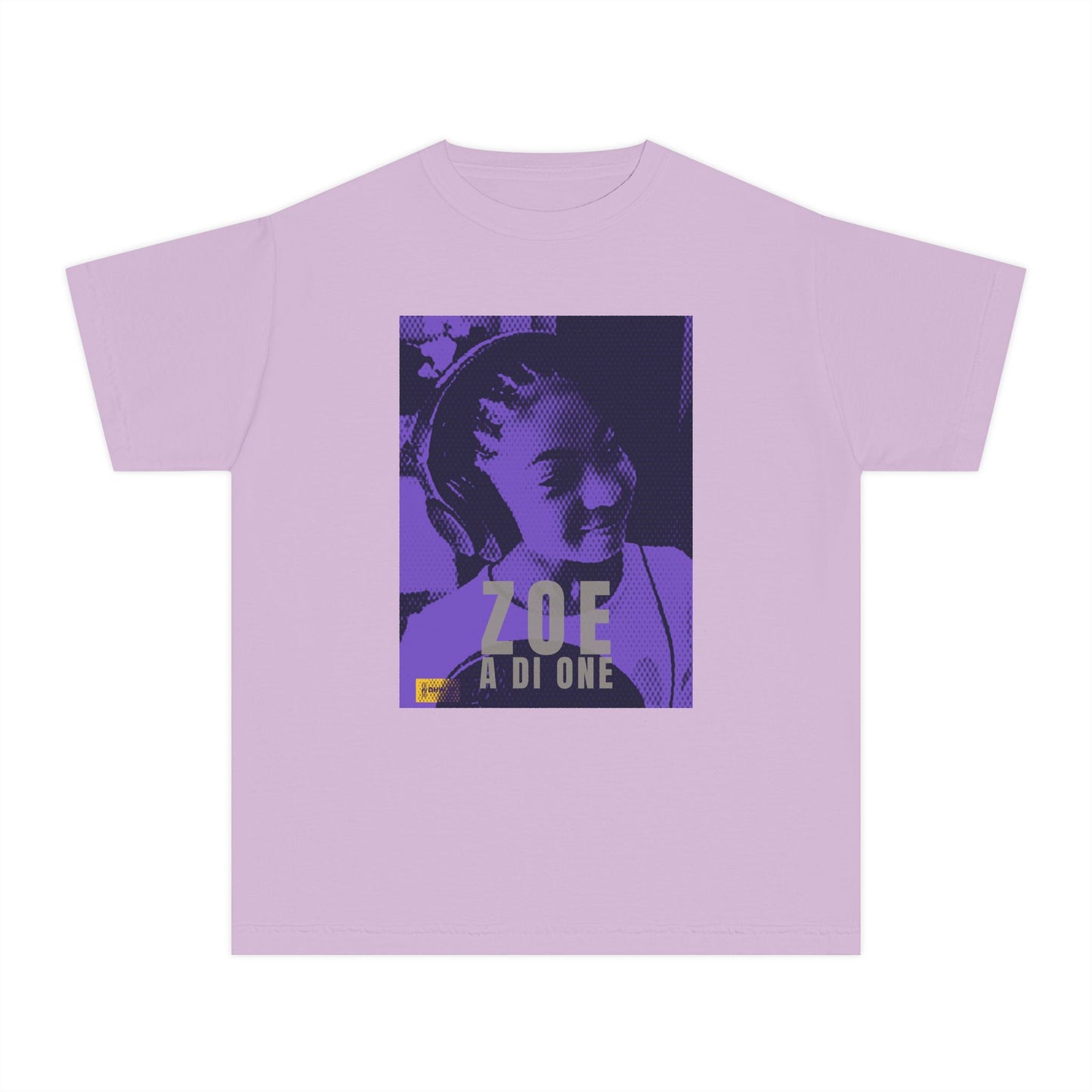 Zoe A Di One Purple Edition Youth T-Shirt – Comfort Colors Graphic Tee