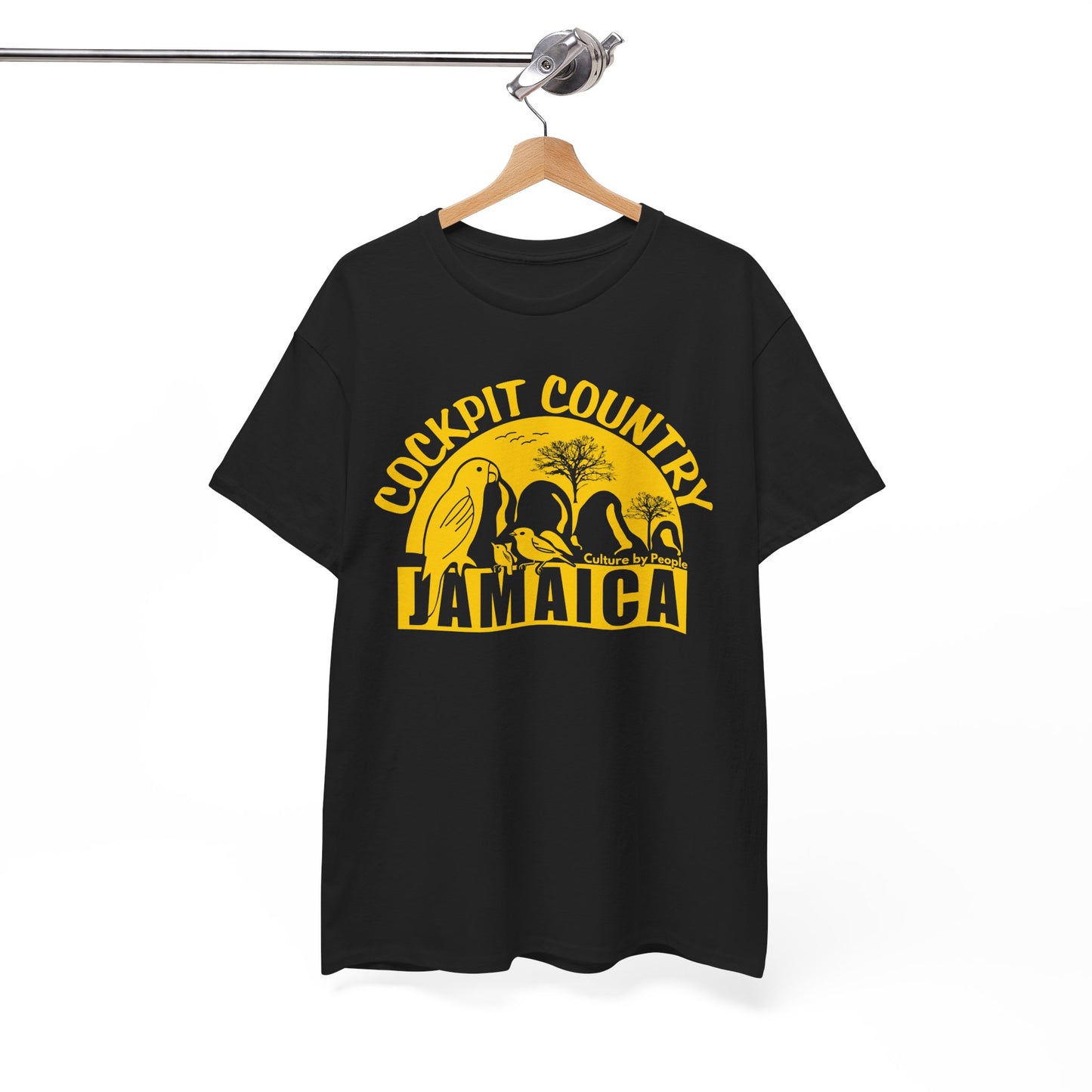 Cockpit Country Jamaica - Honors Jamaica’s Natural Soul - Black T-shirt - Global Fulfillment: US CA UK AU EU