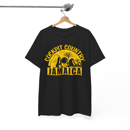 Cockpit Country Jamaica - Honors Jamaica’s Natural Soul - Black T-shirt - Global Fulfillment: US CA UK AU EU