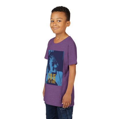 Zoe A Di One – Studio Energy Tee (Youth) | Light Sea Blue Edition
