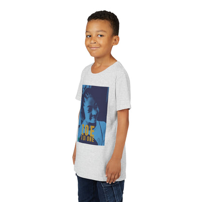 Zoe A Di One – Studio Energy Tee (Youth) | Light Sea Blue Edition