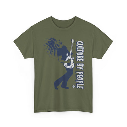 Guitarist Graphic Tee - "Culture By People" Rock Music T-Shirt